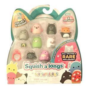 Squish A Longs By Squishmallows 8 Mini-squish 3 Accessories New Series 3